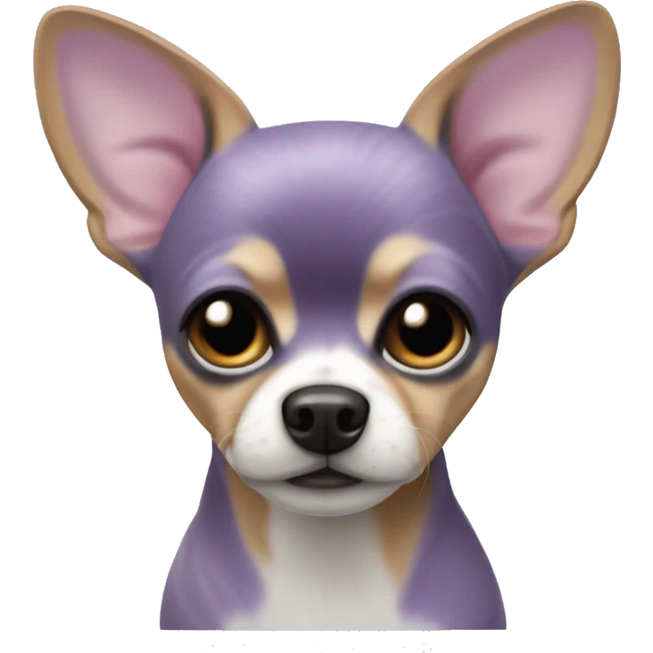 lilac marble Chiwawa  emoji