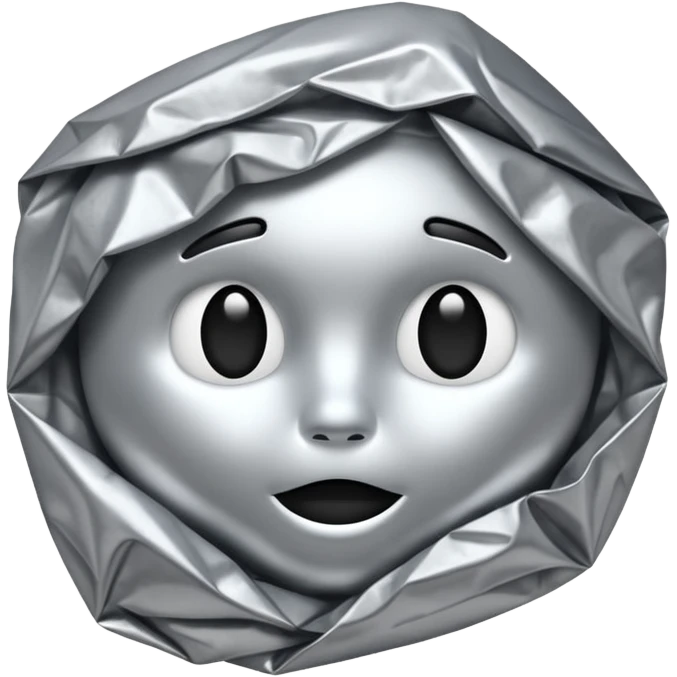 silver foil emoji