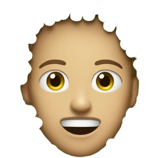 Mouth full of peas emoji