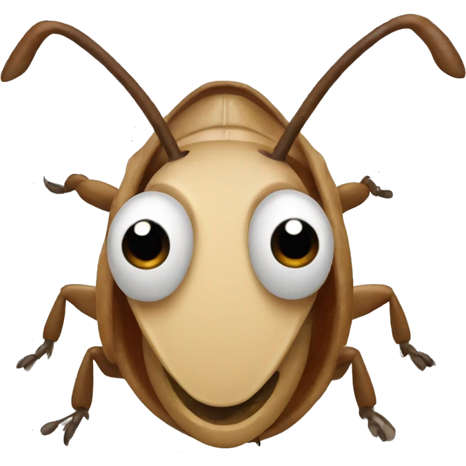 Surprised roach emoji
