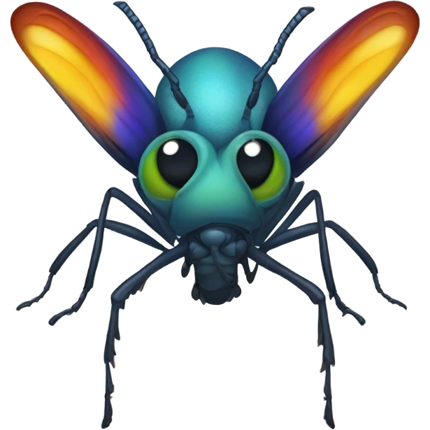 Crazy looking bug  emoji