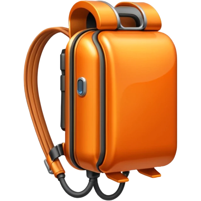 orange jetpack emoji