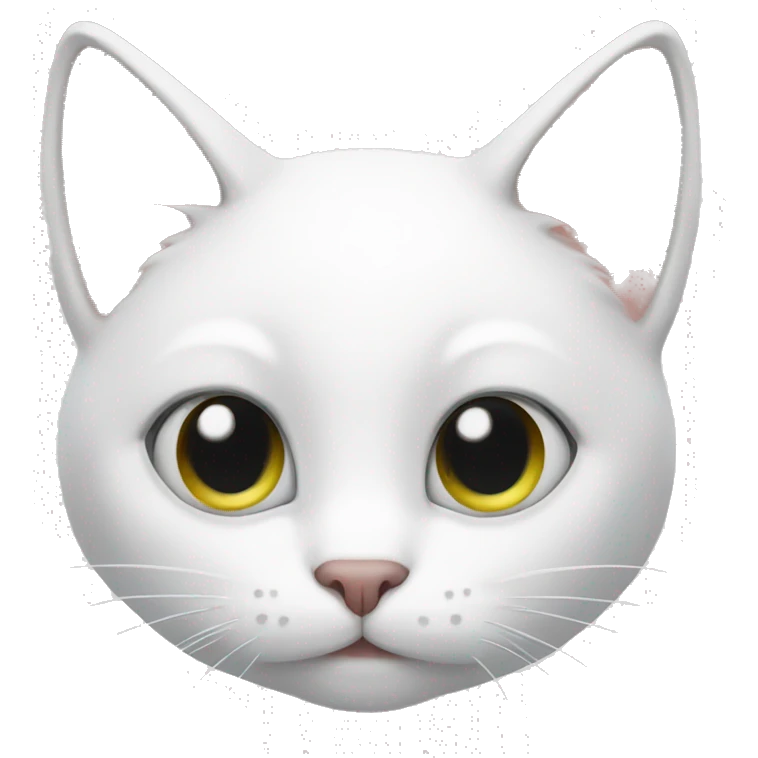 White cat emoji