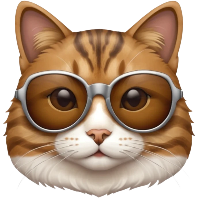 A cat wearing sunglasses emoji