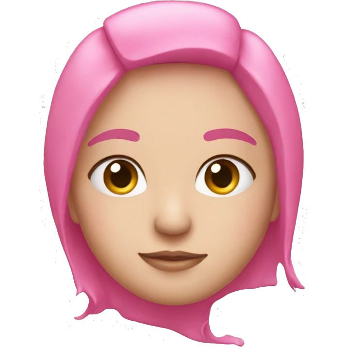 Pink B emoji