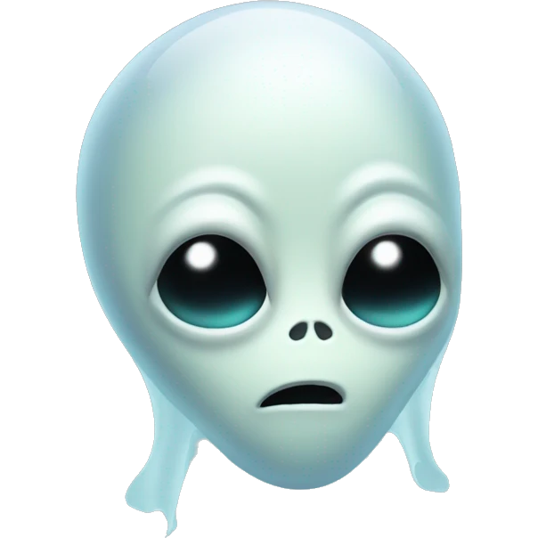 alien ghost emoji