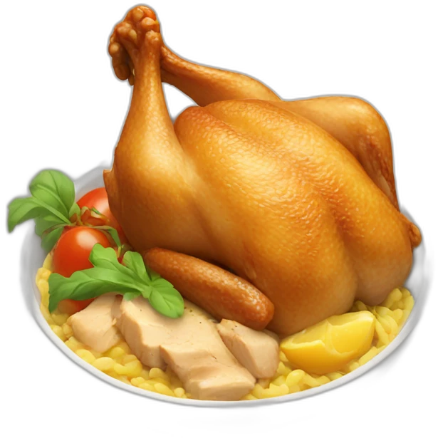 chicken meal emoji