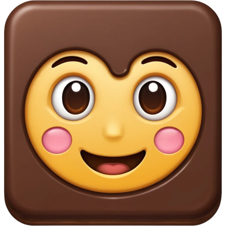 square chocolate piece emoji