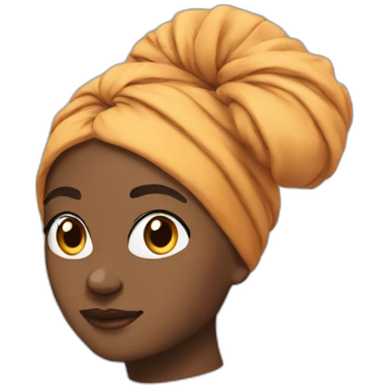 bun turban emoji