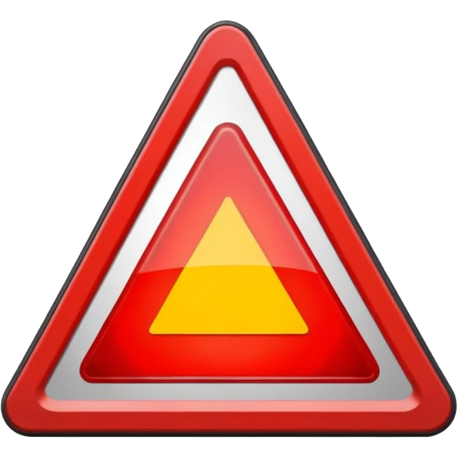 Warning Triangle emoji