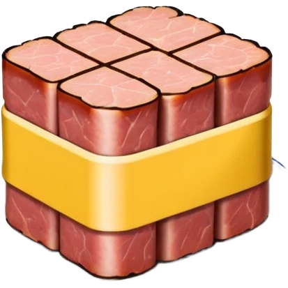  spam meat mondrian style paris cafe emoji