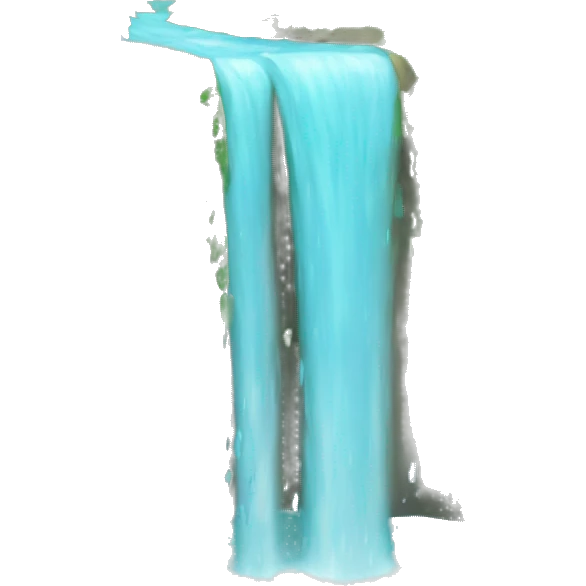 water fall emoji