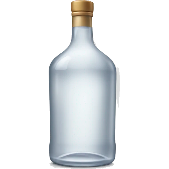Bottle of vodka  emoji