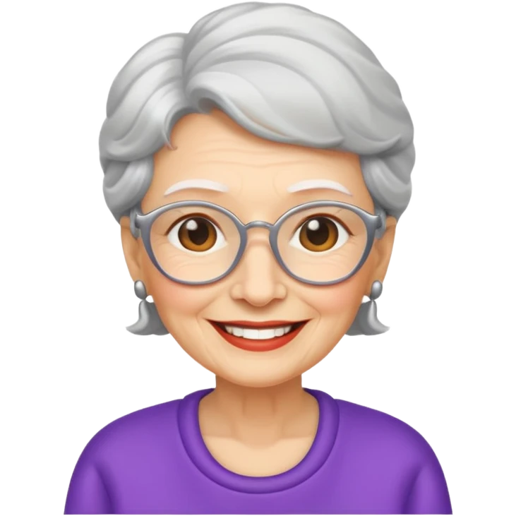 cool grandma emoji