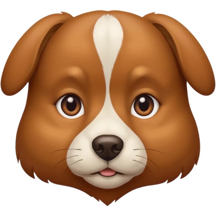 dog with eyes looking the opposite way emoji