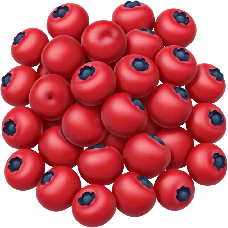 arandanos rojos emoji