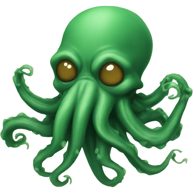 Cthulhu with phone  emoji