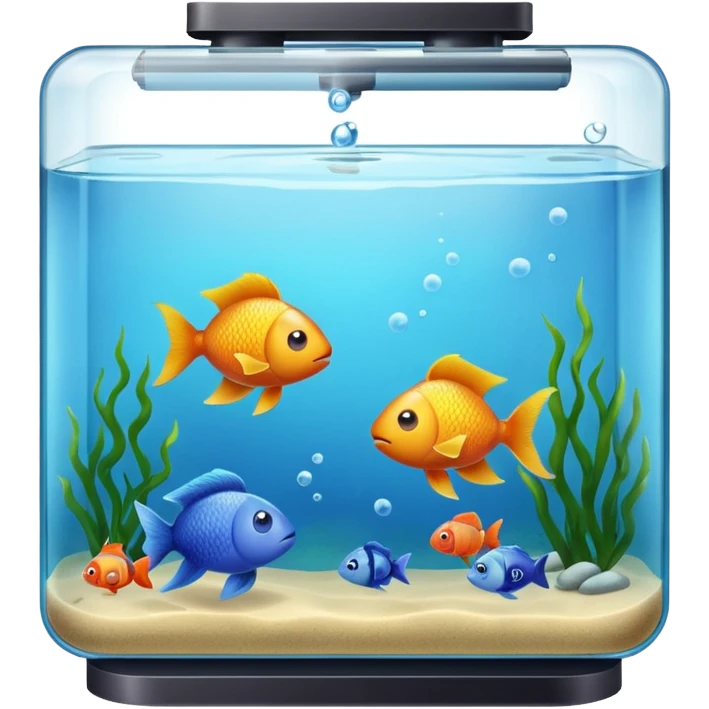 No fish in fish tank emoji