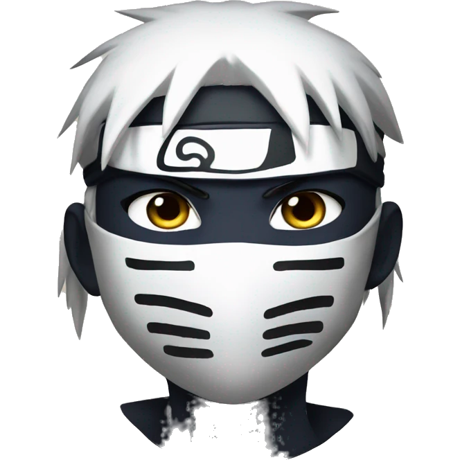 Naruto Anbu Guys with mask emoji