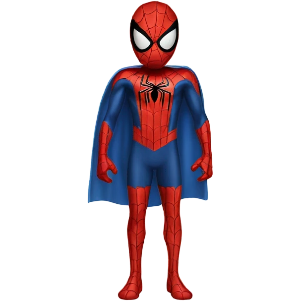 spider-man dress as  emoji