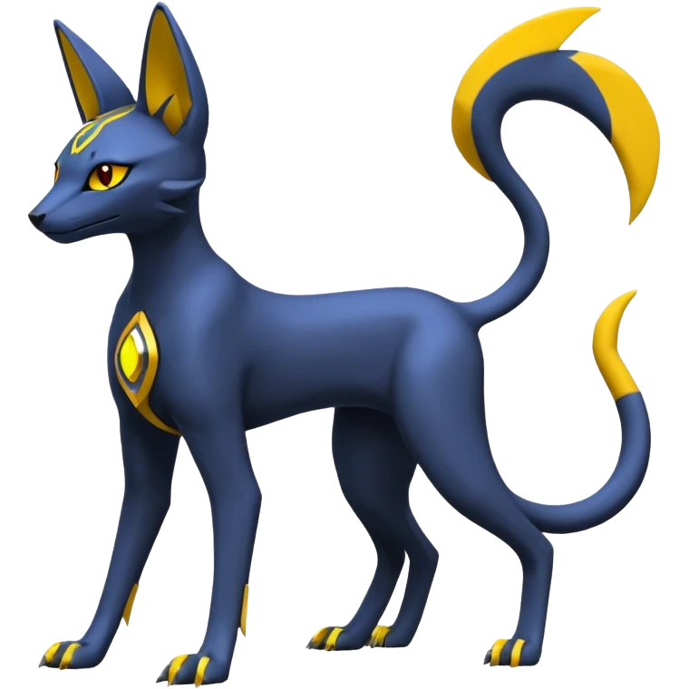 Heliolisk-Bastet-Lombax-Sergal-Umbreon-Cyclizar-Genesect-Pokémon, full body emoji