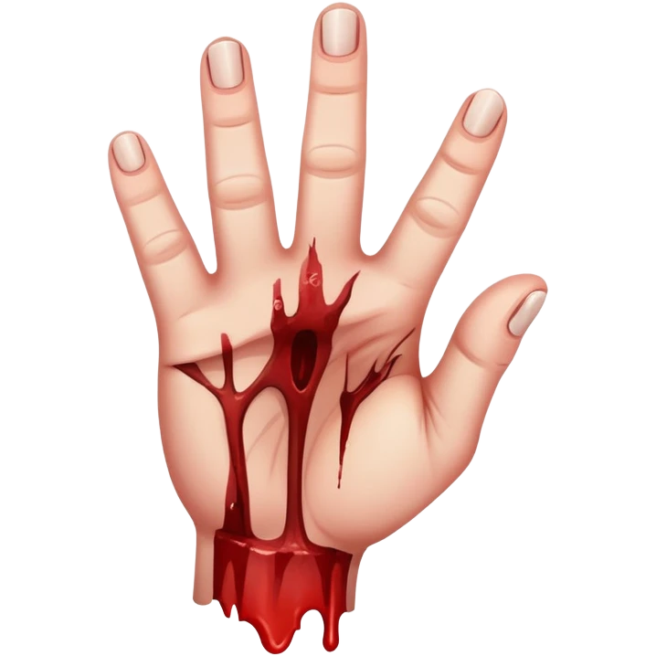 Amputated thumb emoji