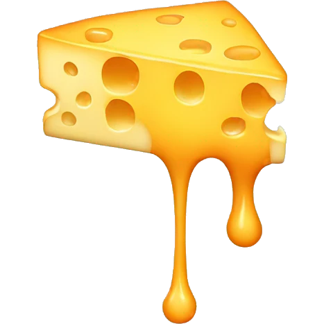 melting cheese emoji