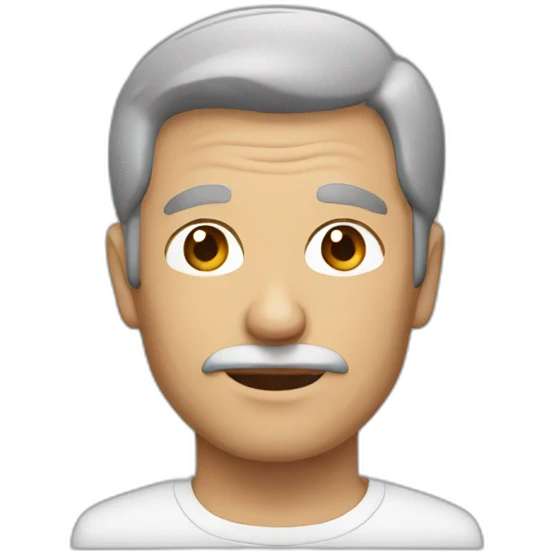  older men with brunette hair emoji
