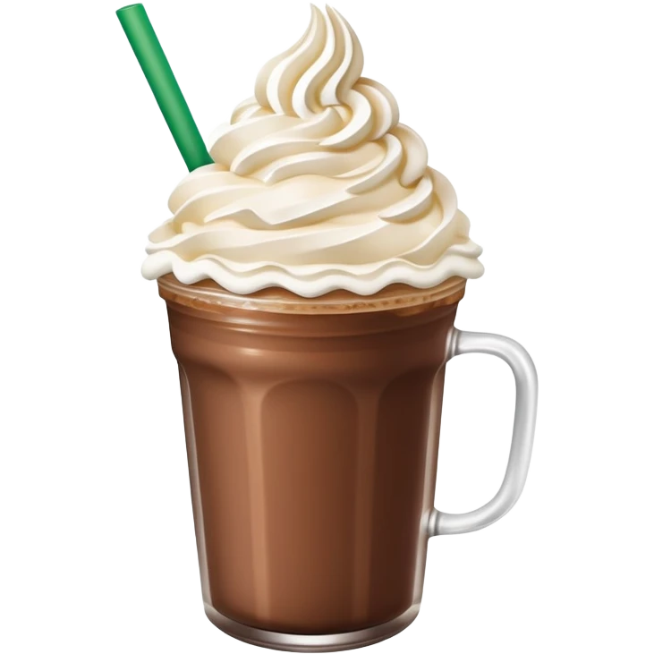 starbucks chocolate cream frappe emoji