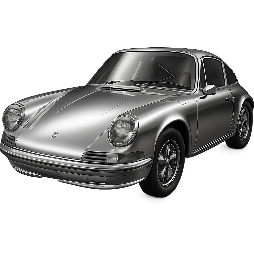 old Porsche car emoji