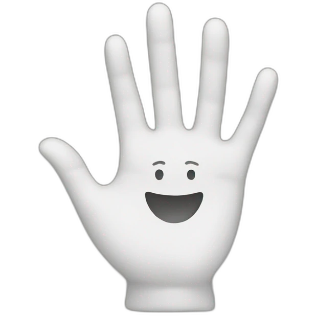 You hand emoji