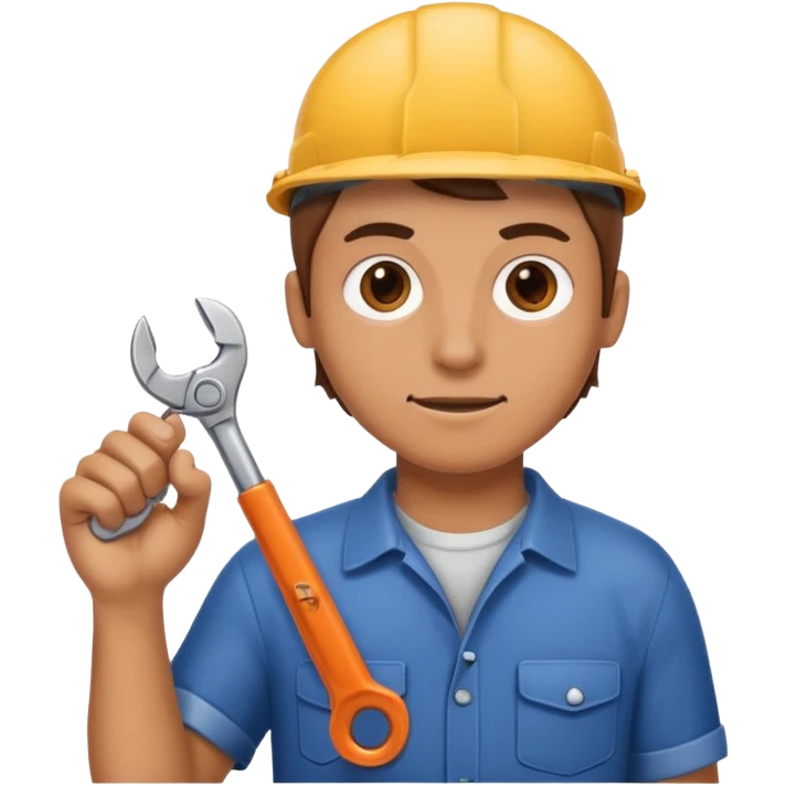 person holding a wrench emoji
