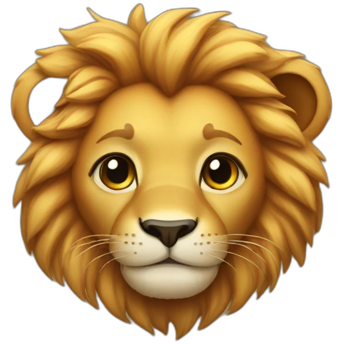 Cute little Lion  emoji