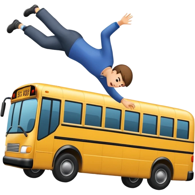 Throwing someone under a bus emoji