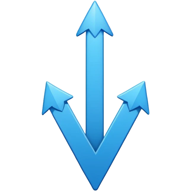 gráfico de ventas color azul emoji