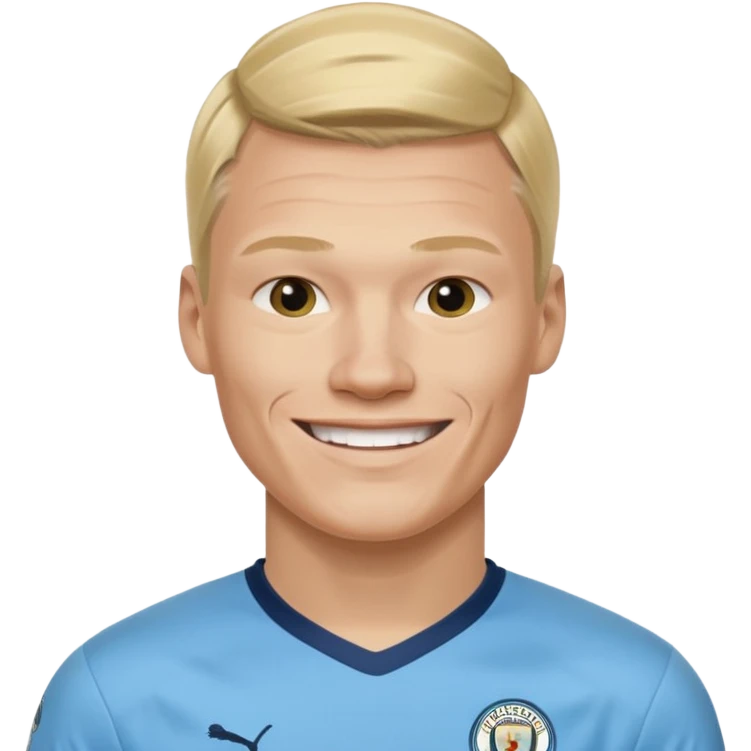 Erling Haaland Manchester City emoji