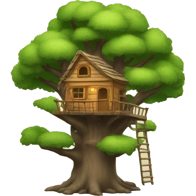 animated tree house emoji