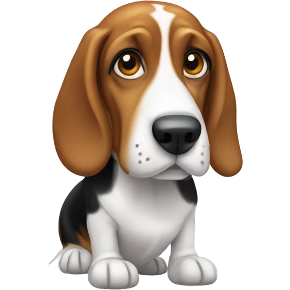 beagle basset dog emoji
