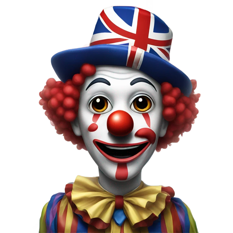 Union Jack clown emoji