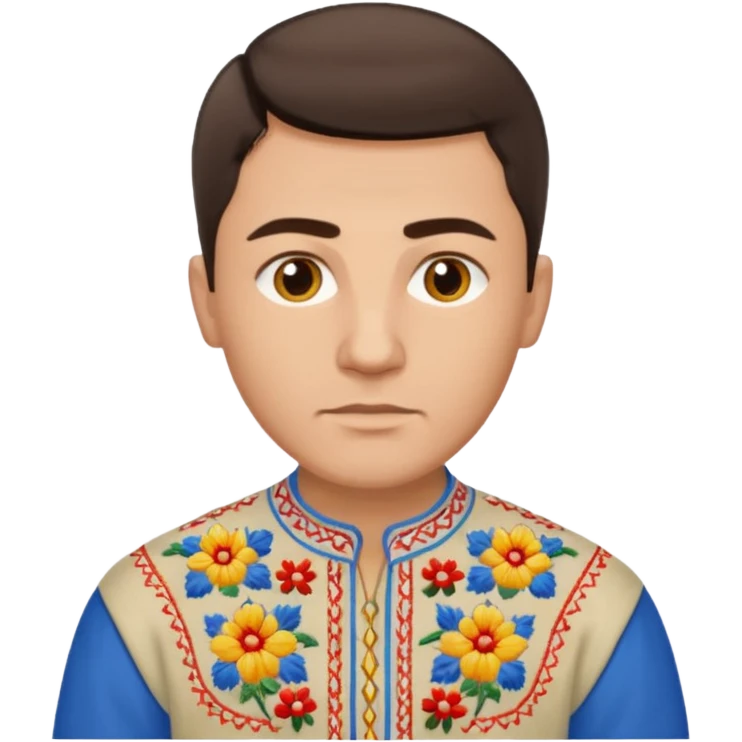 The Ukrainian man emoji