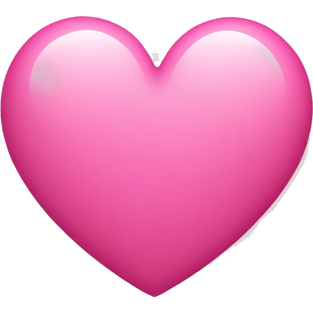 Heart pink emoji