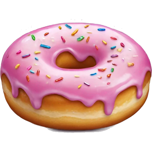 Glazed donut emoji