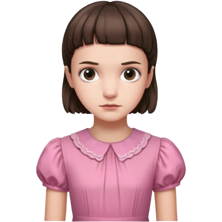 Eleven stranger things  realistic emoji