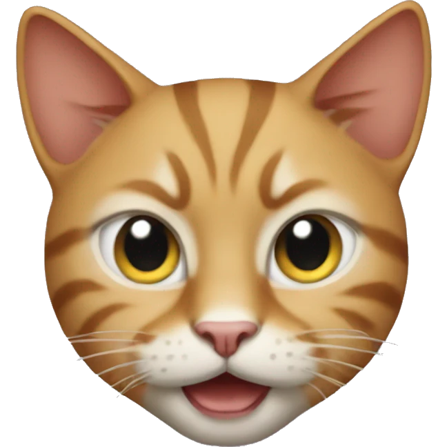 Savage cat emoji