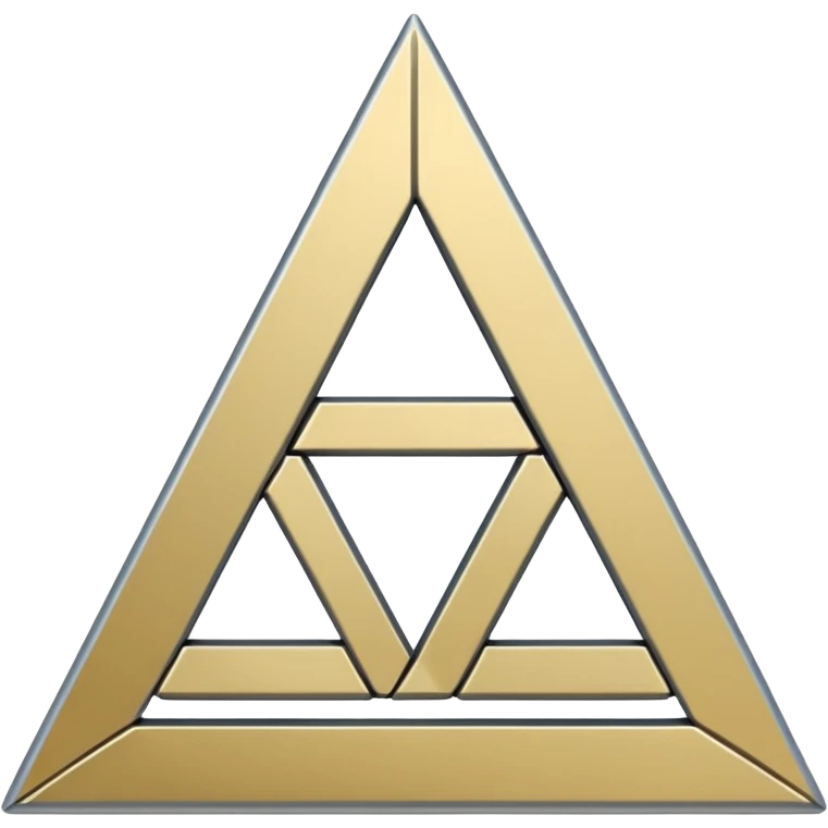 a triangle like a bureaucratic system emoji