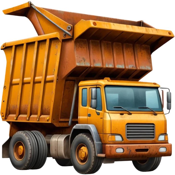 Camión volquete emoji