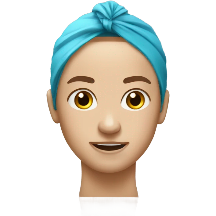 Synchronized swimming solo face emoji