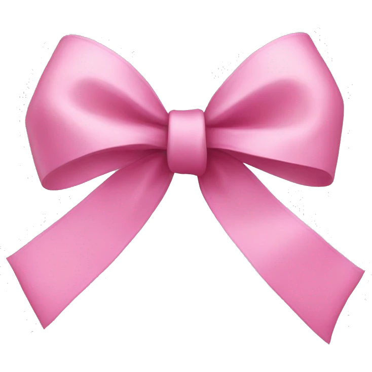 pink ribbon bow emoji