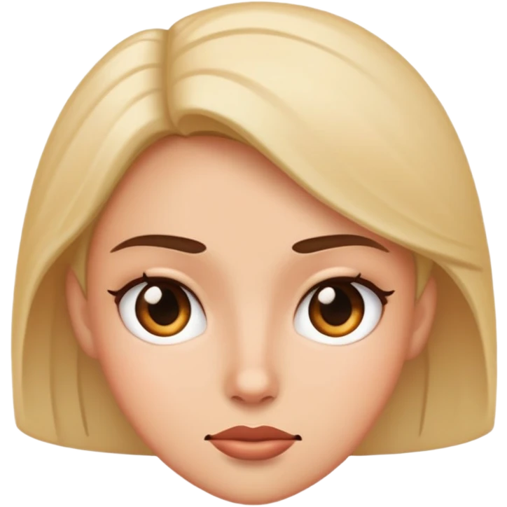 Sassy face emoji