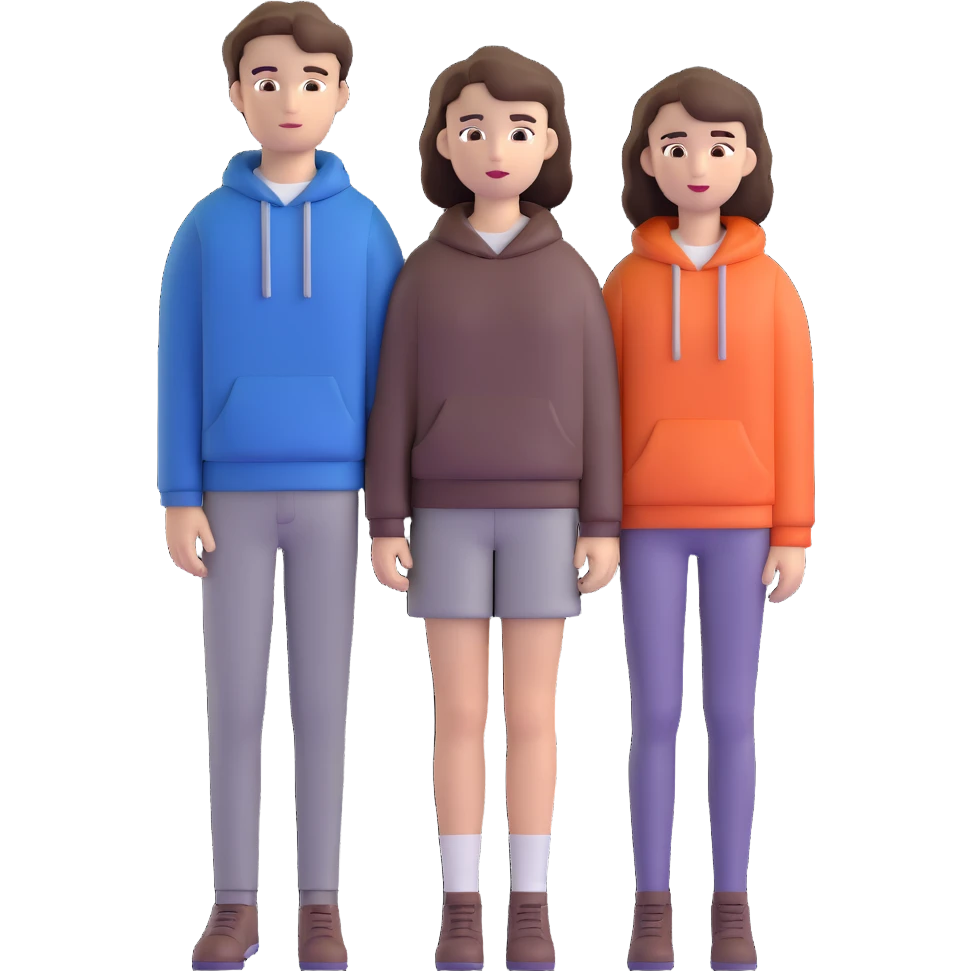 Hannah Baker with long brown hair and Clay Jensen with short dark hair standing together, from 13 Reasons Why emoji